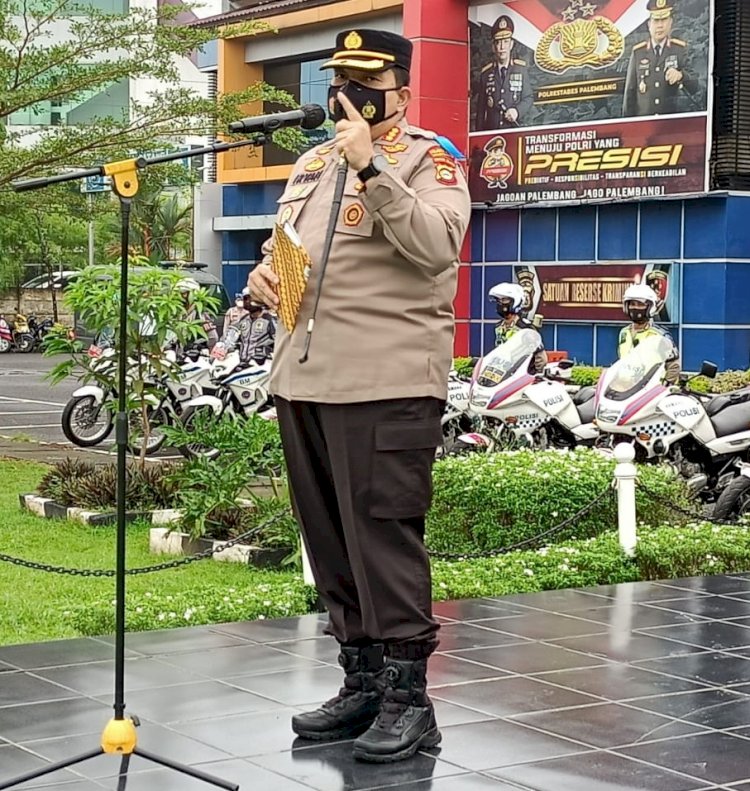 Kapolrestabes Palembang, Kombes Pol Irvan Prawira Satya Putra/ist