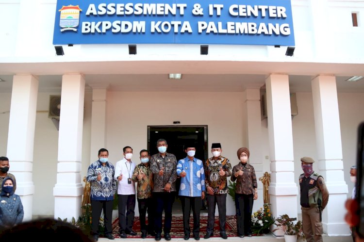 Launching Assessment dan IT center Pemkot Palembang. (Istimewa/rmolsumsel.id)