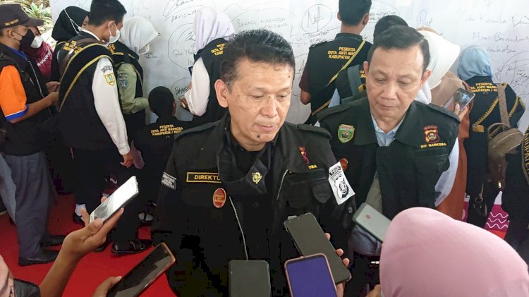 Dirresnarkoba Polda Sumsel, Heri Istu. (Mita Rosnita/rmolsumsel.id)