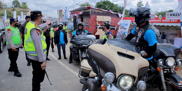 Kapolda NTB Irjen Mohammad Iqbal saat meninjau kesiapan personel jajaran dalam mengamankan gelaran World Superbike/Ist