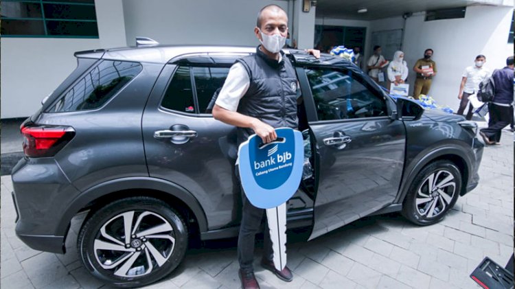 Nasabah banjk bjb pemenang Penghargaan Nasabah Setia Kredit Konsumen 2021./Dok