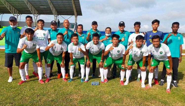 Kesebelasan Muara Enim menembus partai final Porprov XIII/ist