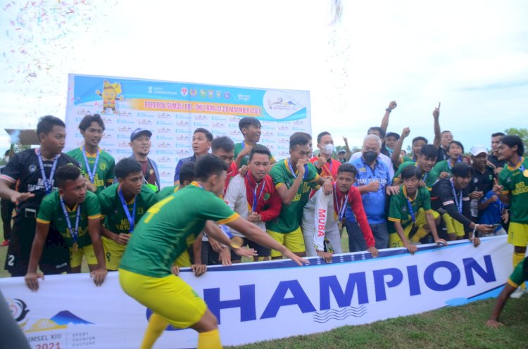 Kesebelasan Muba berhasil meraih gelar juara setelah penantian selama 12 tahun/ist