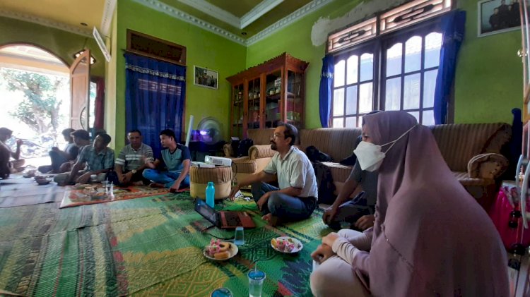 Kegiatan penyuluhan dalam program pengabdian kepada masyarakat Jurusan Peternak Universitas Sriwijaya di Desa Bangsal, OKI. (ist/rmolsumsel.id)