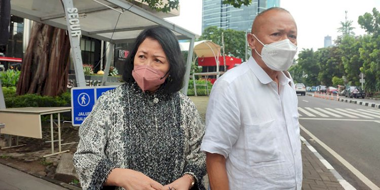 Eliza Alex Noerdin usai menjalani pemeriksaan di Gedung KPK/RMOL