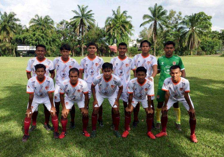 Starting eleven Palembang Sportivo FC saat menghadapi Persimura Musi Rawas, Rabu (8/12). (Ist/rmolsumsel.id)