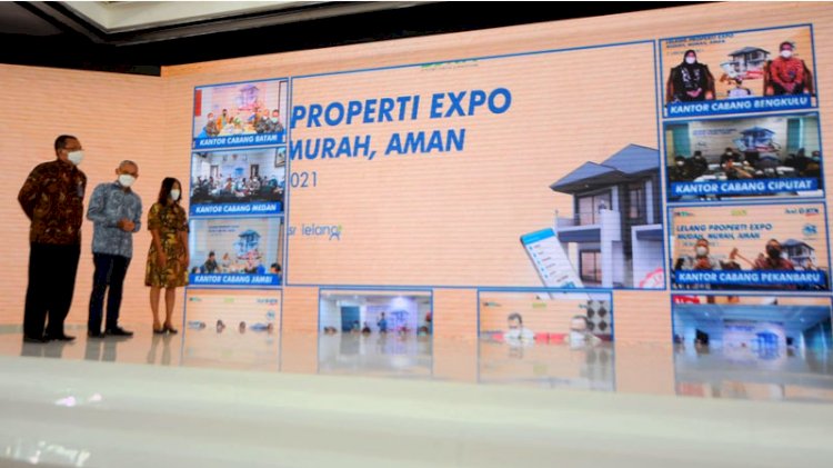 Acara BTN Lelang Properti Expo 2021 di Jakarta, Selasa, 7 Desember 2021./dok