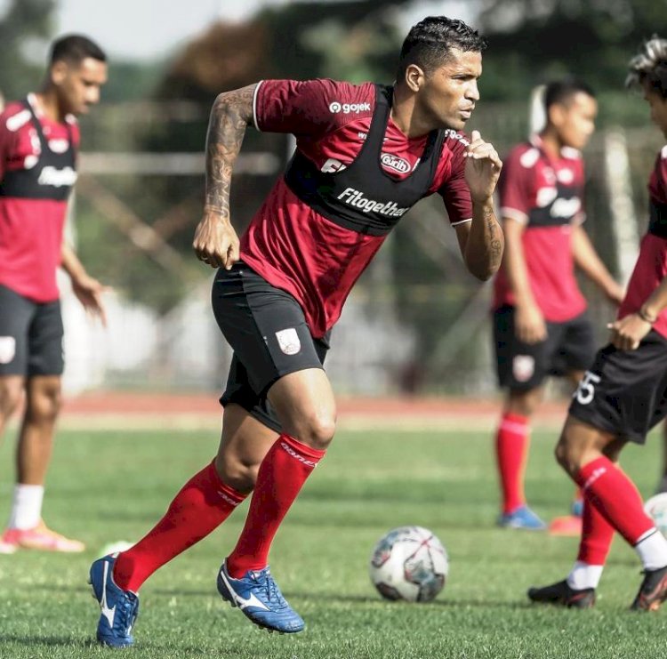 Striker Persis Solo Alberto 'Beto' Goncalves menjadi ancaman serius Sriwijaya FC di laga besok malam. (Instagram/persisofficial/rmolsumsel.id)