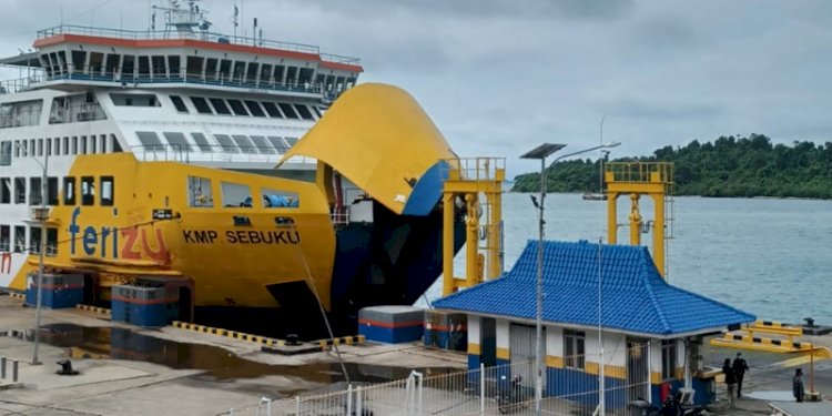  KMP Sebuku di Pelabuhan Merak, Banten/RMOL