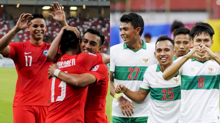 Singapura akan bertemu Indonesia di semifinal Piala AFF Suzuki 2020, Rabu (22/12) dan Sabtu (25/12). (AFF Suzuki Cup 2020/rmolsumsel.id) 