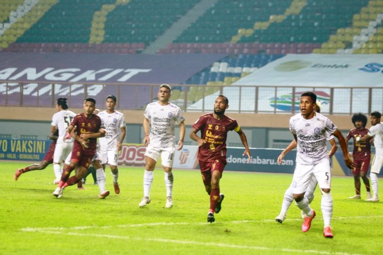 Gagal kalahkan RANS Cilegon FC membuat langkah Sriwijaya FC terhenti di babak 8 Besar Liga 2 2021. (MO Sriwijaya FC/rmolsumsel.id)