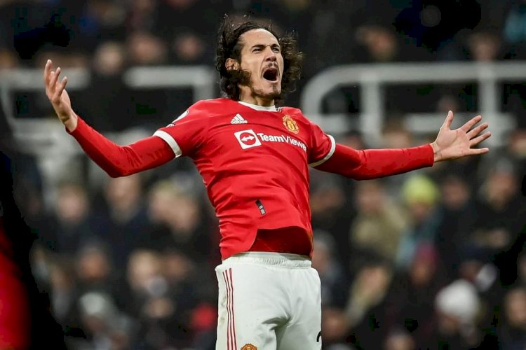 Striker Manchester United, Edinson Cavani berhasil menyelamatkan timnya dari kekalahan/net