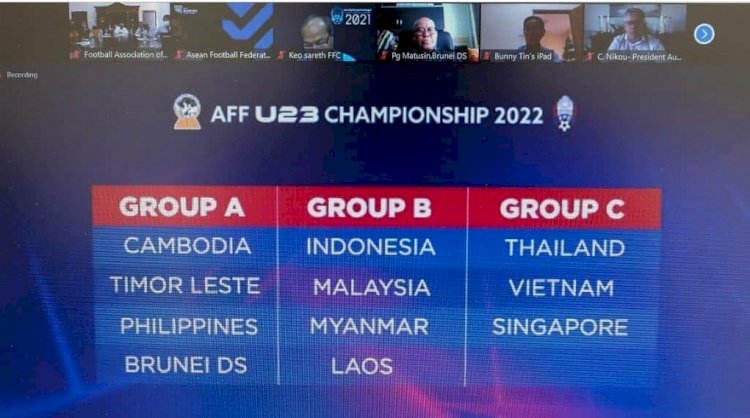 Hasil drawing Piala AFF U23 tahun 2022/repro