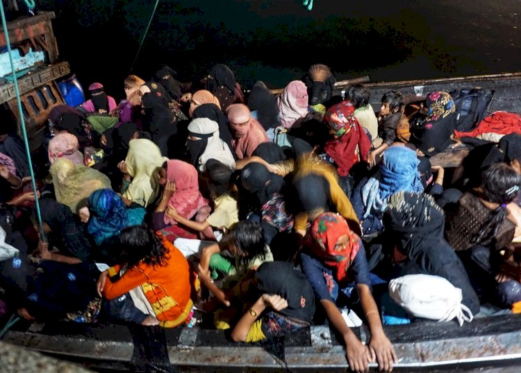 Pengungsi Rohingya. (Istilah/Rmolsumsel.id). 
