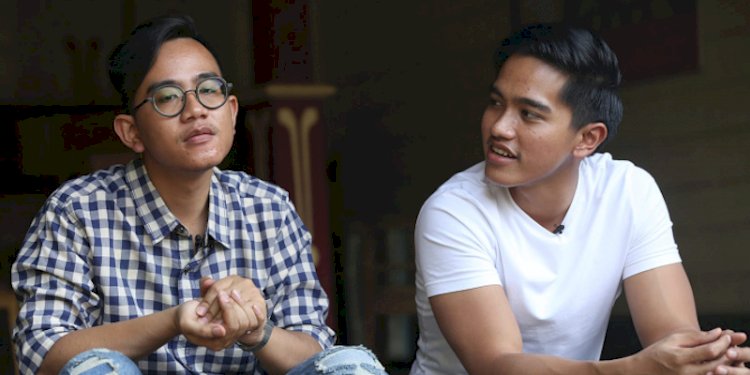Dua putra Presiden Joko Widodo Gibran Rakabuming Raka dan Kaesang Pangarep. (Net/rmolsumsel.id)