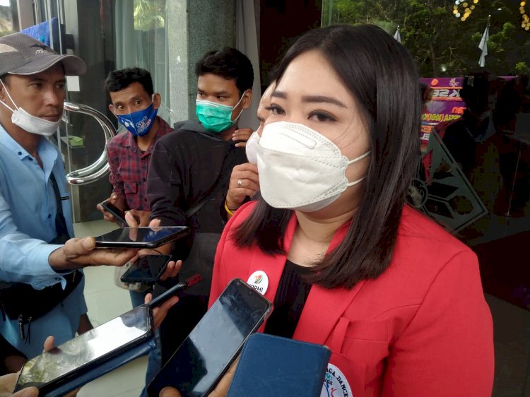 Ketua KORMI Sumsel, Samantha Tivani. (Humaidy Kennedy/rmolsumsel.id) 