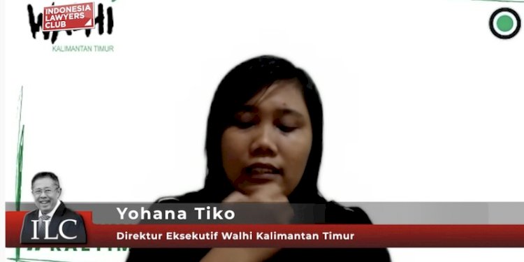 Direktur Eksekutif Walhi Kalimantan Timur, Yohana Tiko/Repro