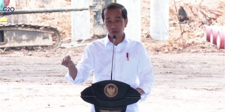 Presiden RI Ir Joko Widodo dalam pidato saat Kunker ke Muara Enim, Sumatera Selatan/net