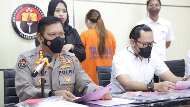 Polda Jatim mengungkap kasus investasi bodong berkedok alat kesehatan. (Ist/Rmolsumsel.id). 