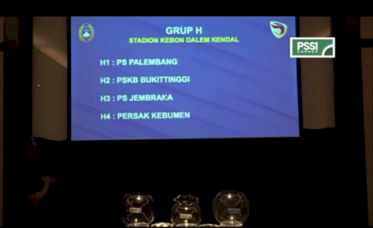PS Palembang Tempati Grup H