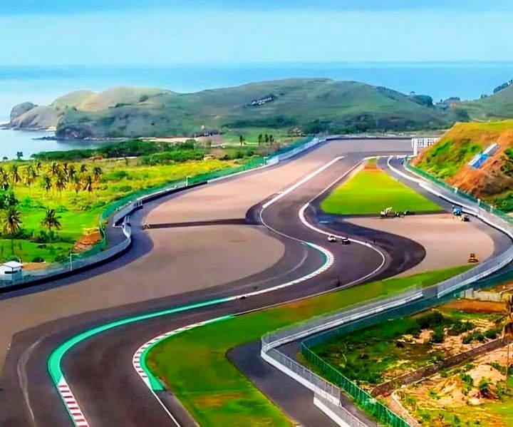 Sirkuit Mandalika terus bersiap jelang gelaran MotoGP 2022 medio Maret mendatang. (Net/rmolsumsel.id)