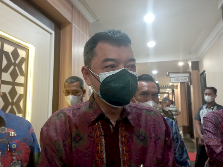 Direktur Utama PT. SERD, Nisriyanto saat diwawancarai Rmolsumsel. (Mita Rosnita/Rmolsumsel.id). 