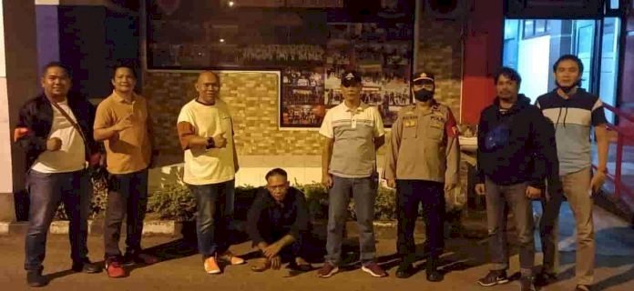 Pelaku pembunuhan di Palembang ditangkap polisi. (Ist/Rmolsumsel.id). 
