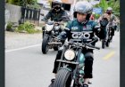 Momen Presiden Jokowi Dicandai Sandiaga saat Motoran di Danau Toba