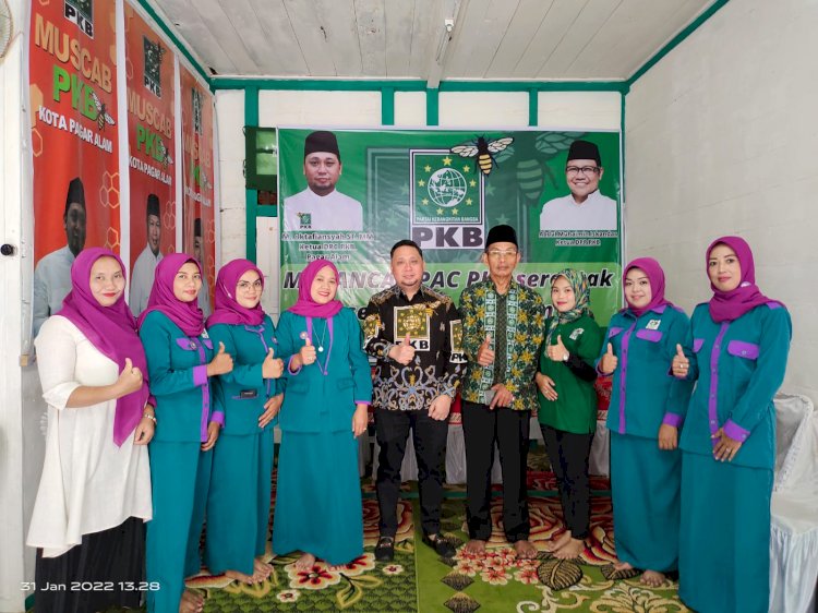 Ketua DPC PKB Pagaralam M Oktafiansyah, membuka musyawarah Pengurus Anak Cabang (PAC) dan Ranting PKB kota Pagaralam. (ist/rmolsumsel.id). 