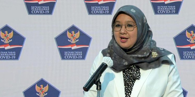 Juru Bicara Vaksin Covid-19 Kemenkes RI dr. Siti Nadia Tarmizi. (STPC-19/rmolsumsel.id)