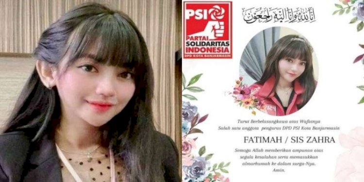 Fatimah, kader Partai Solidaritas Indonesia wafat setelah kecelakaan di Senen, Jakarta Pusat. (net/rmolsumsel.id)