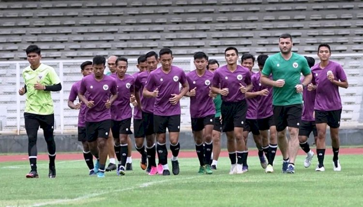 Timnas Indonesia U23 batal tampil di Piala AFF U23 karena sebagian pemain terpapar Covid-19. (PSSI/rmolsumsel.id) 