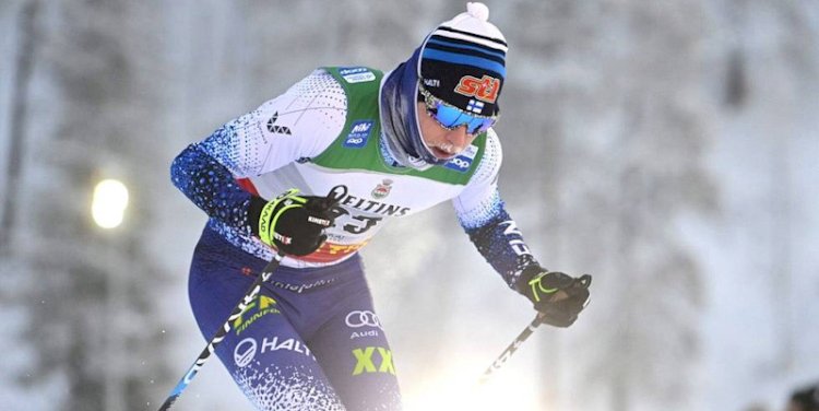 Atlet ski lintas alam Remi Lindholm. (ist/rmolsumsel.id)