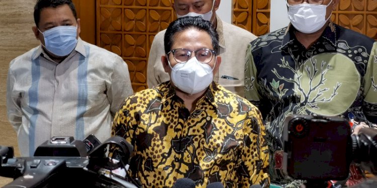 Ketum PKB Abdul Muhaimin Iskandar sata sampaikan usulan Pemilu 2024 ditunda/RMOL