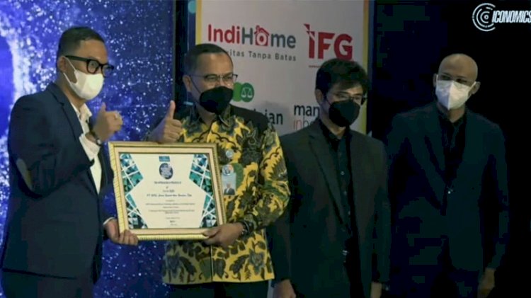 Penghargaan Indonesia Most Popular Digital Financial Brands Award 2022./Dok