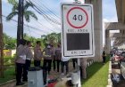 Alat Pengukur Kecepatan Kendaraan Mulai Dipasang di Jalanan Palembang