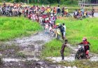 Meriahkan HUT Banyuasin, Ratusan Rider Trail Adventure Mandi Lumpur di Bumi Sedulang Setudung