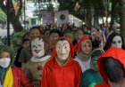 Peringati Hari Teater Sedunia, Penggiat Parade di Kota Palembang