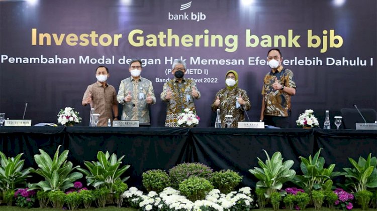 Investor Gathering  bank bjb yang digelar secara hybrid, Selasa (1/3)./Dok