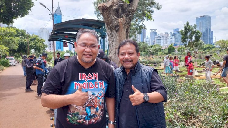 Teguh yang didampingi Sekretaris bidang Kordinasi Program JMSI Faisal Mahrawa.