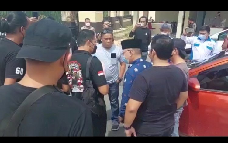 Ketua PPWI ditangkap Tim Gabungan Resmob Polda Lampung/repro