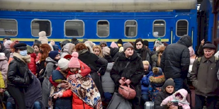 Pengungsi Ukraina. (ist/rmolsumsel.id)