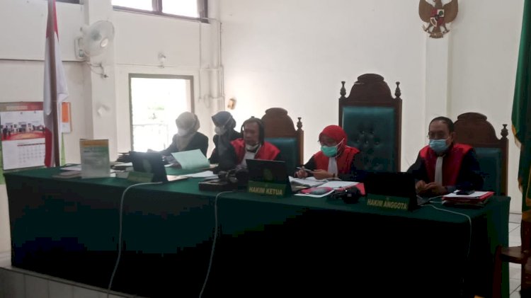 Sidang putusan tiga terdakwa penggelapan investasi PT DHD Farm Indonesia/Foto:Yosep Indra Praja