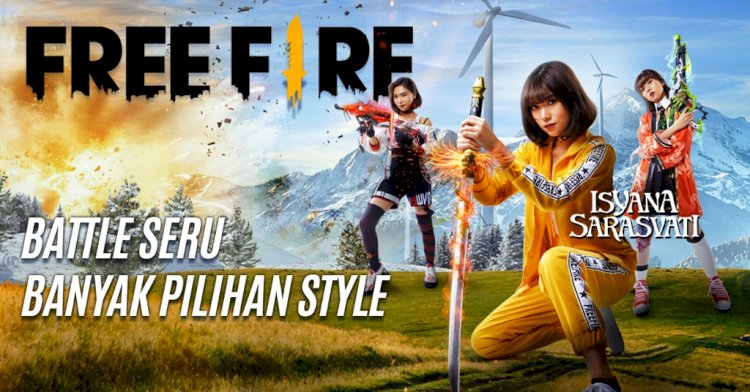Isyana Sarasvati kolaborasi dengan Garena dalam kampanye global Free Fire. (Garena/rmolsumsel.id) 
