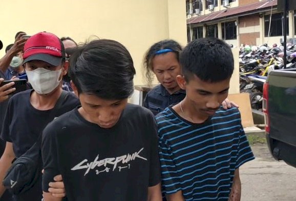 Dua komplotan curanmor yang sering beraksi di halaman Masjid dan Kos-Kosan di Palembang ditangkap polisi. (Istilah/RMOLSumsel.id).