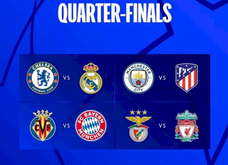 Hasil drawing perempat final Liga Champions/repro