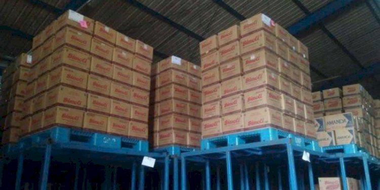 Gudang minyak goreng. (ist/rmolsumsel.id)