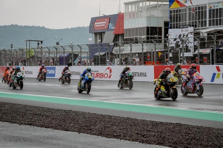 Balapan MotoGP Pertamina Grand Prix of Indonesia di Pertamina Mandalika International Street Circuit, Pulau Lombok Nusa Tenggara Barat (NTB). (kemenparekraf/rmolsumsel.id)