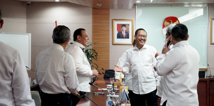 Ketua KPK Firli Bahuri bersama Kepala IKN Bambang Susantono/RMOL
