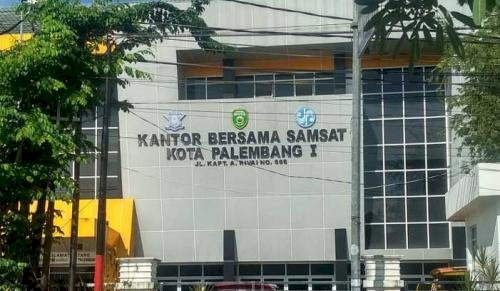 Kantor Samsat UPTB Palembang I. (Net/rmolsumsel.id)
